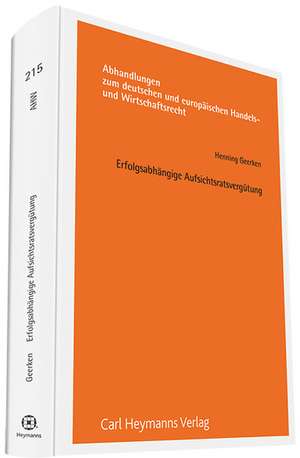 Erfolgsabhängige Aufsichtsratsvergütung de Henning Geerken