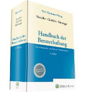 Handbuch der Beraterhaftung de Martin Henssler