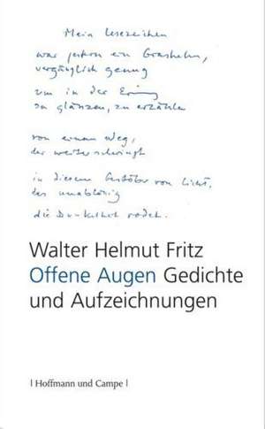 Offene Augen de Walter Helmut Fritz