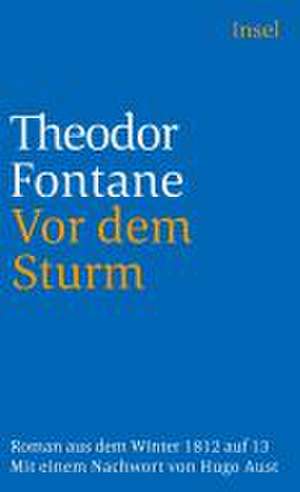 Vor dem Sturm de Theodor Fontane