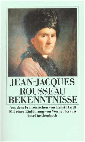 Bekenntnisse de Jean-Jacques Rousseau