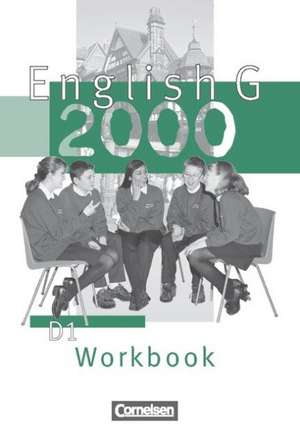 English G 2000. Ausgabe D 1. Workbook de Hellmut Schwarz