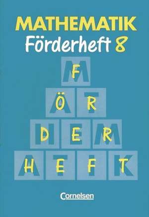 Mathematik für Sonderschulen Neu. Förderheft 8 de Heribert Gathen