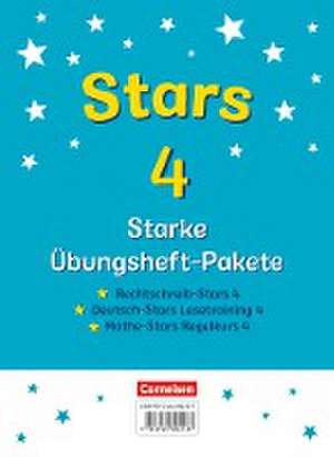 STARS - starke Übungshefte - 4. Schuljahr - 3 Übungshefte im Paket mit Lösungen