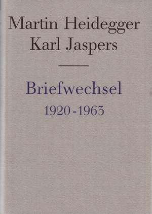 Briefwechsel 1920-1963 de Martin Heidegger