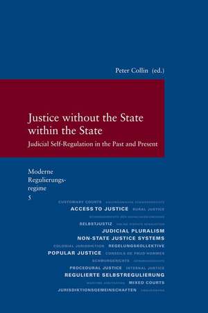 Moderne Regulierungsregime / Justice without the State within the State de Peter Collin