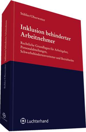 Inklusion behinderter Arbeitnehmer de Thomas P. Stähler