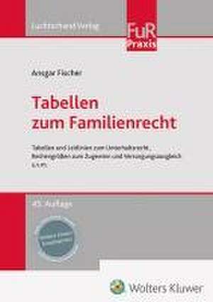 Tabellen zum Familienrecht de Ansgar Fischer