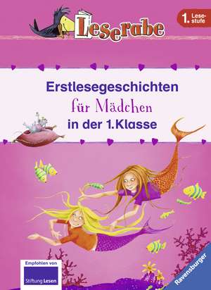 Erstlesegeschichten für Mädchen in der 1. Klasse - Leserabe 1. Klasse - Erstlesebuch für Kinder ab 6 Jahren de Katja Reider