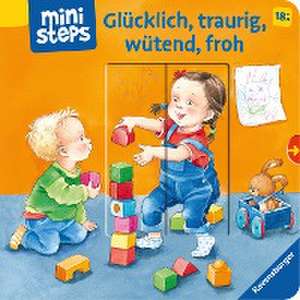 ministeps: Glücklich, traurig, wütend, froh de Sandra Grimm