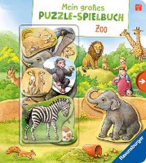 Mein großes Puzzle-Spielbuch Zoo de Anne Möller