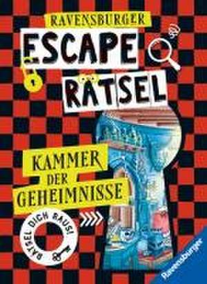 Ravensburger Escape Rätsel: Kammer der Geheimnisse - Rätselbuch ab 8 Jahre - Für Escape Room-Fans de Anne Scheller