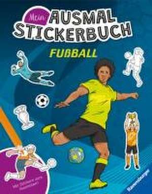 Ravensburger Mein Ausmalstickerbuch Fußball - Großes Buch mit über 300 Stickern, viele Sticker zum Ausmalen de Hendrik Kranenberg