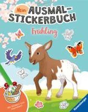 Ravensburger Mein Ausmalstickerbuch Frühling - Großes Buch mit über 300 Stickern, viele Sticker zum Ausmalen de Christine Faust