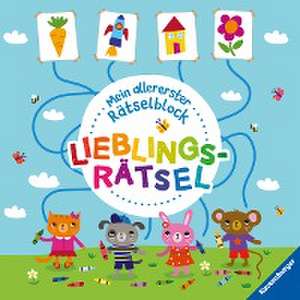 Ravensburger Mein allererster Rätselblock - Lieblingsrätsel - Rätselblock für Kinder ab 3 Jahren de Lisa Regan