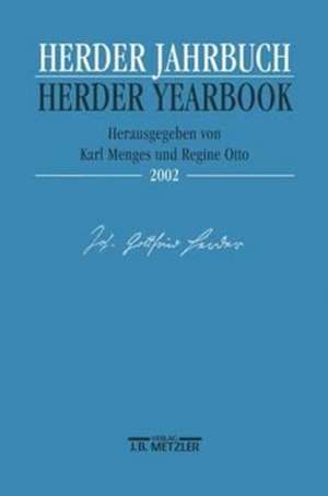 Herder Jahrbuch - Herder Yearbook 2002 de Karl Menges