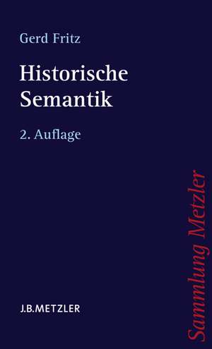 Historische Semantik de Gerd Fritz