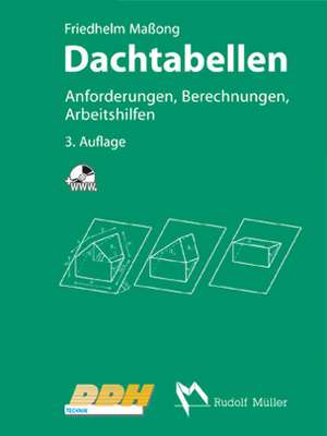 Dachtabellen de Friedhelm Maßong
