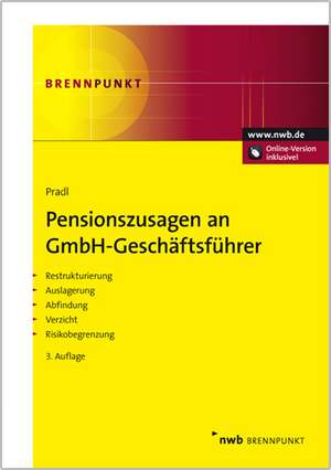 Pensionszusagen an GmbH-Geschäftsführer de Jürgen Pradl