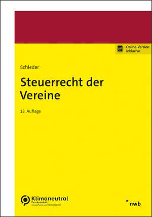 Steuerrecht der Vereine de Simon Beyme