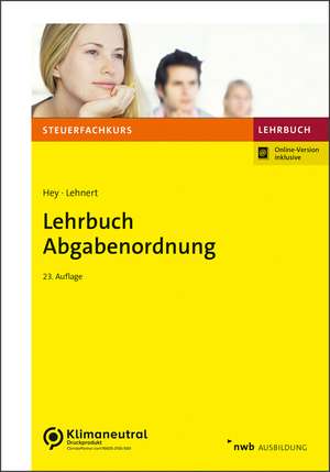 Lehrbuch Abgabenordnung de Uta Hey