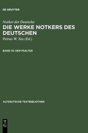 Psalter de Petrus W. Tax