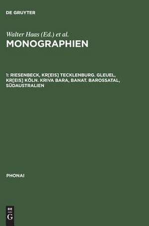 Riesenbeck, Kr. Tecklenburg; Gleuel, Kr. Köln; Kriva Bara/Banat; Barossatal/Australien de Wolfgang Bethge