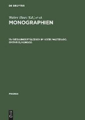 Phonai: Monographien 9: Siedlungspfälzisch im Kreis Waterloo, Ontario/Kanada de Dieter Karch