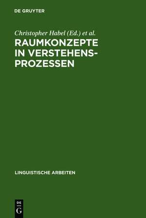 Raumkonzepte in Verstehensprozessen: Interdisziplinäre Beiträge zu Sprache und Raum de Christopher Habel