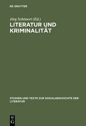 Literatur und Kriminalität: Die gesellschaftliche Erfahrung von Verbrechen und Strafverfolgung als Gegenstand des Erzählens. Deutschland, England und Frankreich 1850-1880. Interdisziplinäres Kolloquium d.Forschergruppe Sozialgeschichte d.Dt.Literatur 1770 - 1900, München 15./16... de Ulrich Broich