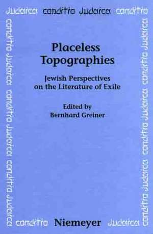 Placeless Topographies: Jewish Perspectives on the Literature of Exile de Bernhard Greiner