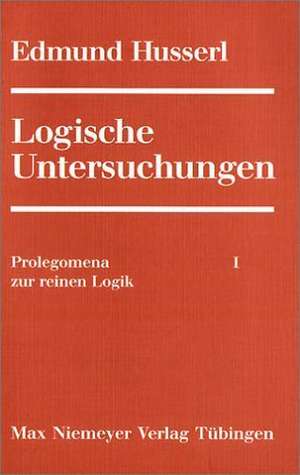 Logische Untersuchungen de Edmund Husserl