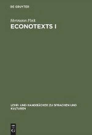 EconoTexts I: A Collection of Introductory Economic Texts de Hermann Fink