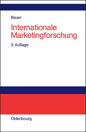 Internationale Marketingforschung de Erich Bauer