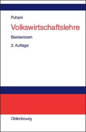 Volkswirtschaftslehre
Basiswissen de Josef Puhani