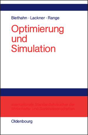 Optimierung und Simulation de Jörg Biethahn