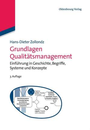 Grundlagen Qualitätsmanagement: Einführung in Geschichte, Begriffe, Systeme und Konzepte de Hans-Dieter Zollondz