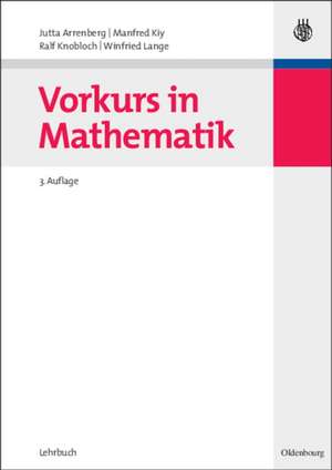 Vorkurs in Mathematik de Jutta Arrenberg