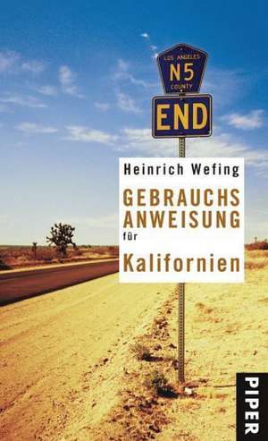 Gebrauchsanweisung für Kalifornien de Heinrich Wefing