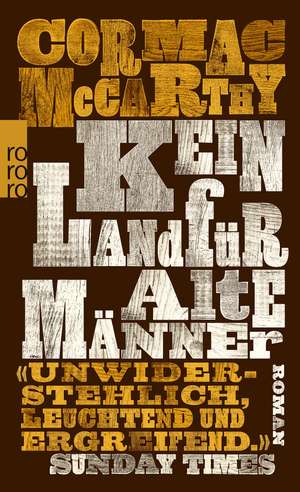 Kein Land für alte Männer de Cormac McCarthy