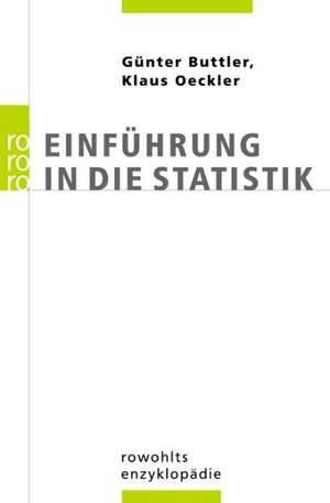 Einführung in die Statistik de Günter Buttler