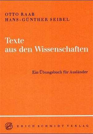 Texte aus den Wissenschaften de Otto Raab