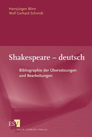 Shakespeare - deutsch de Hansjürgen Blinn