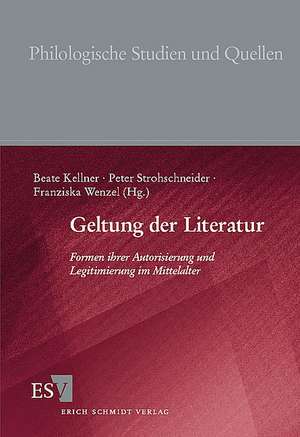 Geltung der Literatur de Beate Kellner