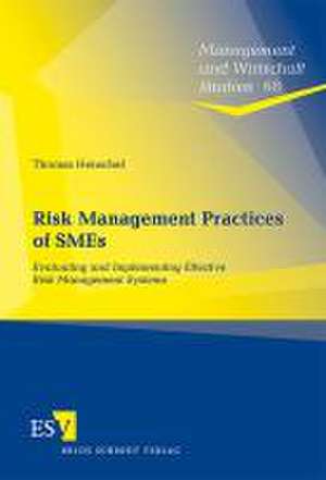 Risk Management Practices of SMEs de Thomas Henschel