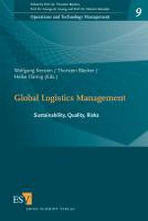 Global Logistics Management de Wolfgang Kersten