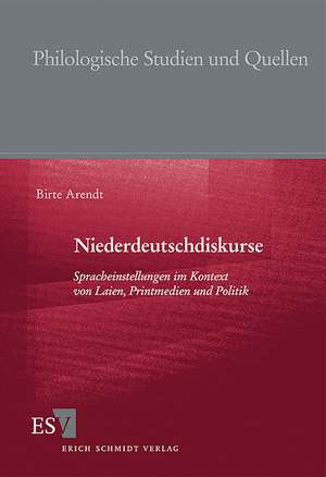 Niederdeutschdiskurse de Birte Arendt