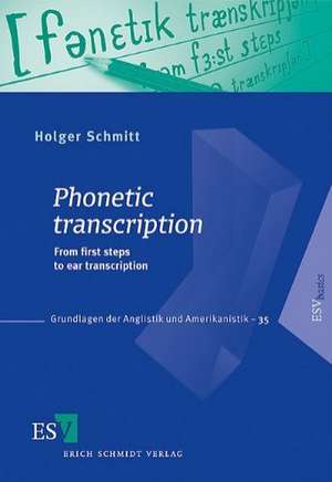 Phonetic Transcription de Holger Schmitt