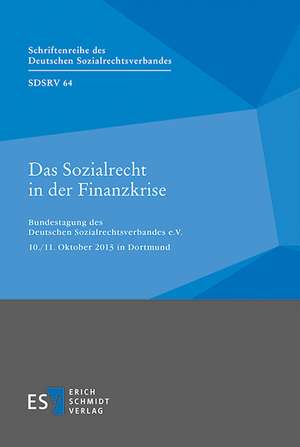 Das Sozialrecht in der Finanzkrise