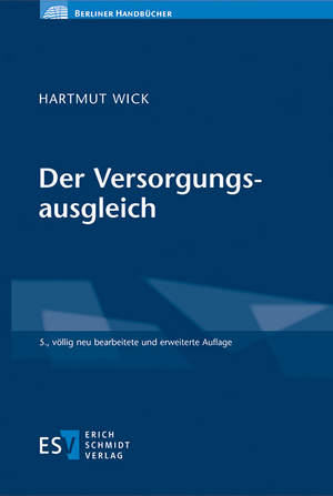 Der Versorgungsausgleich de Hartmut Wick